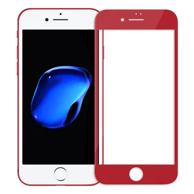 Закаленное стекло для iphone 7 plus 3D полное покрытие Премиум Защита экрана 6 защитная