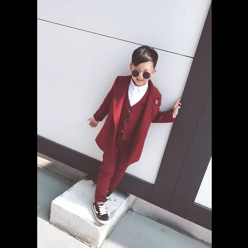 3 шт./комплект Блейзер штаны и жилет для мальчиков|wedding suits for boys|suit boystuxedo boys |