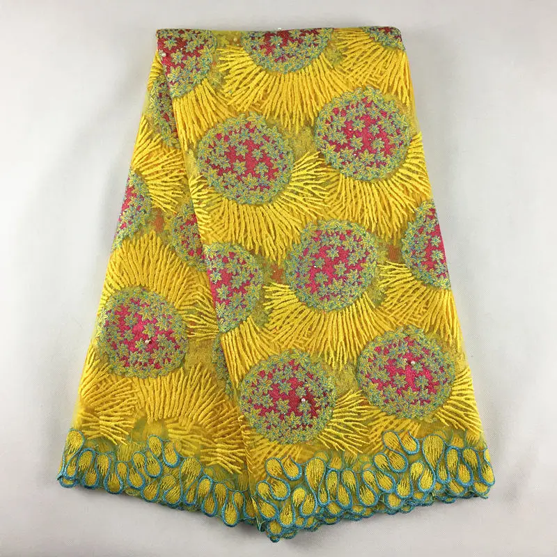 Высокое качество Африканский тюль Кружево чистая гипюр 049 Бесплатная доставка 5