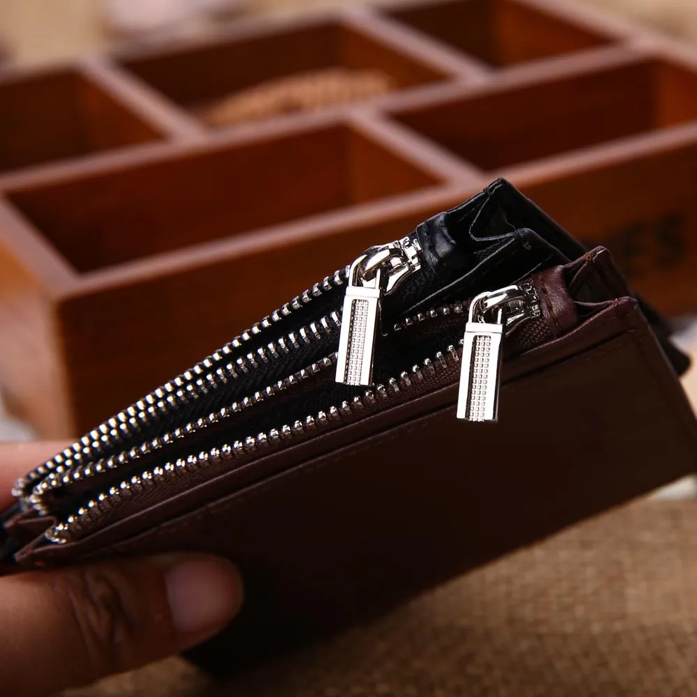 Мужской кошелек из искусственной кожи с отделением для кредитных/ID карт и