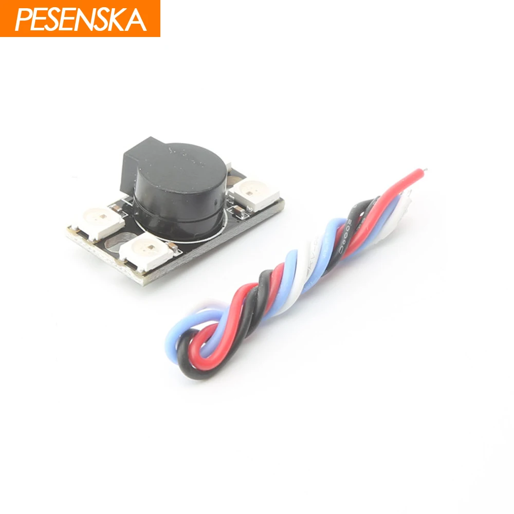 Pesenska BZ110DB_WS2812 5 V 110DB супер громкий звуковой активный зуммер с WS2812 светодиодный