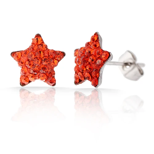 Новые модные корейские ювелирные изделия 9 цветов криатальная звезда новые милые