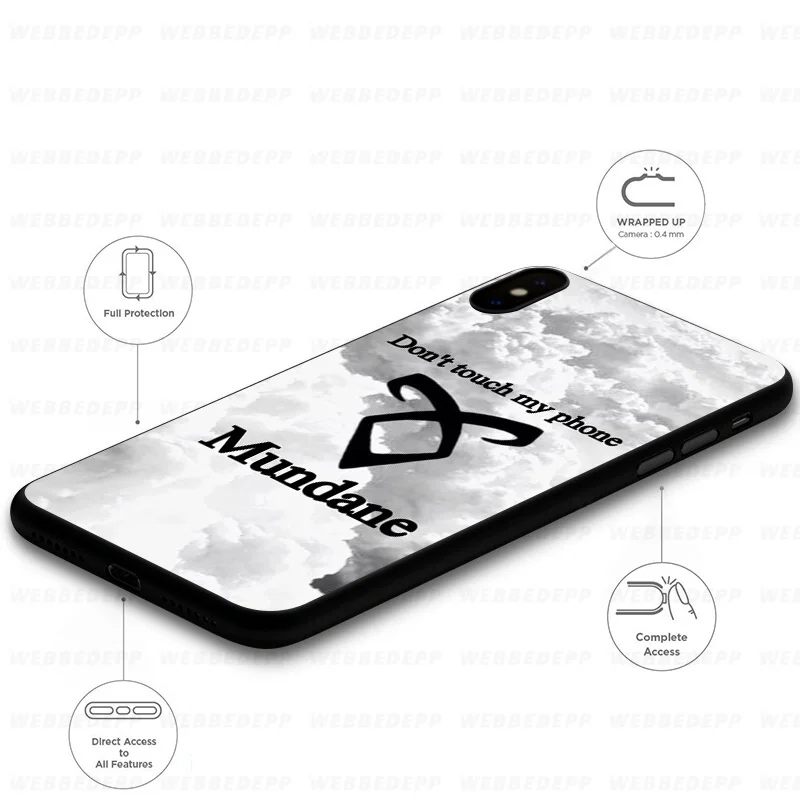 Мягкий силиконовый чехол WEBBEDEPP Shadowhunters для iPhone 11 Pro Xr Xs Max X или 10 8 7 6 6S Plus 5 5S SE Case |