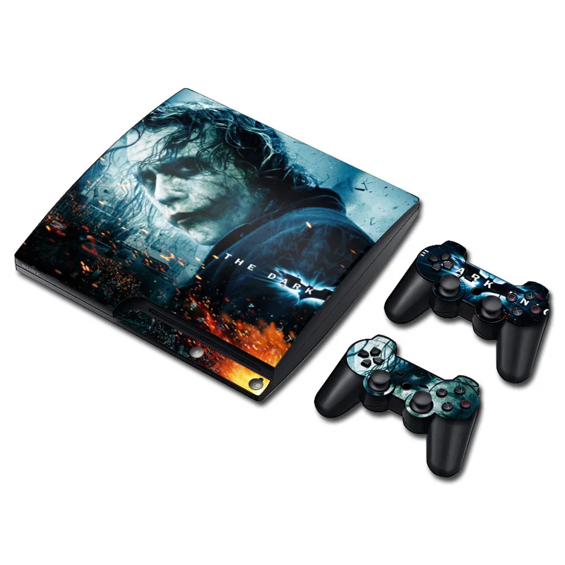 Горячая игровая консоль и контроллеры наклейка для sony PS3 тонкий обруч покрытие из винила для ps3 Slim наклейки для тела