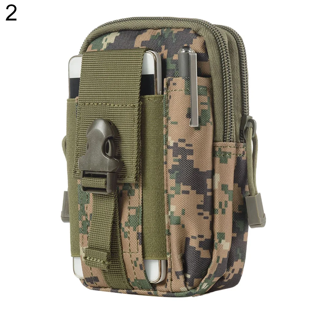 Jungle Green Bag Армейская оксфордская ткань, мужская мини-сумка на пояс с крючком, поясная сумка на молнии для улицы, сумка на пояс - Цвет: Jungle Green Bag