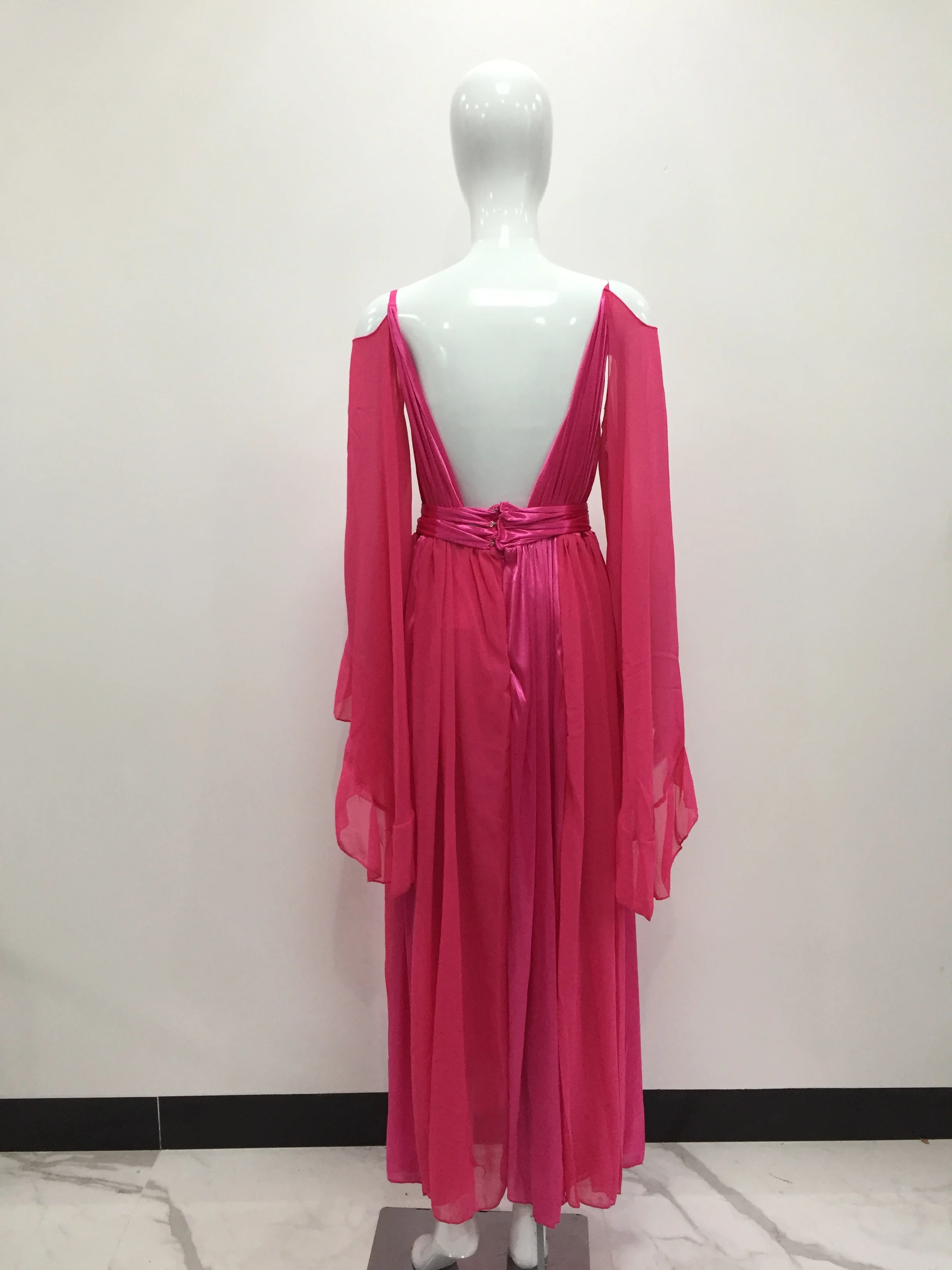 Женское платье с длинным рукавом Пляжное рукавом-бабочкой | Женская одежда