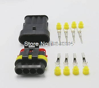 Водонепроницаемый суперуплотнитель Way AMP для электрического провода 5 комплектов