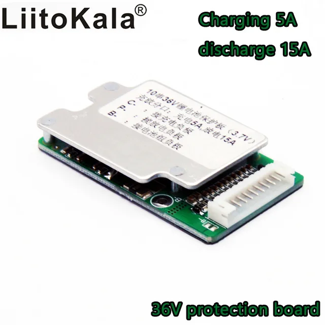 Электродвигатель аккумуляторной батареи 10 S 36 V BMS 40A 18650 литий ионный аккумулятор