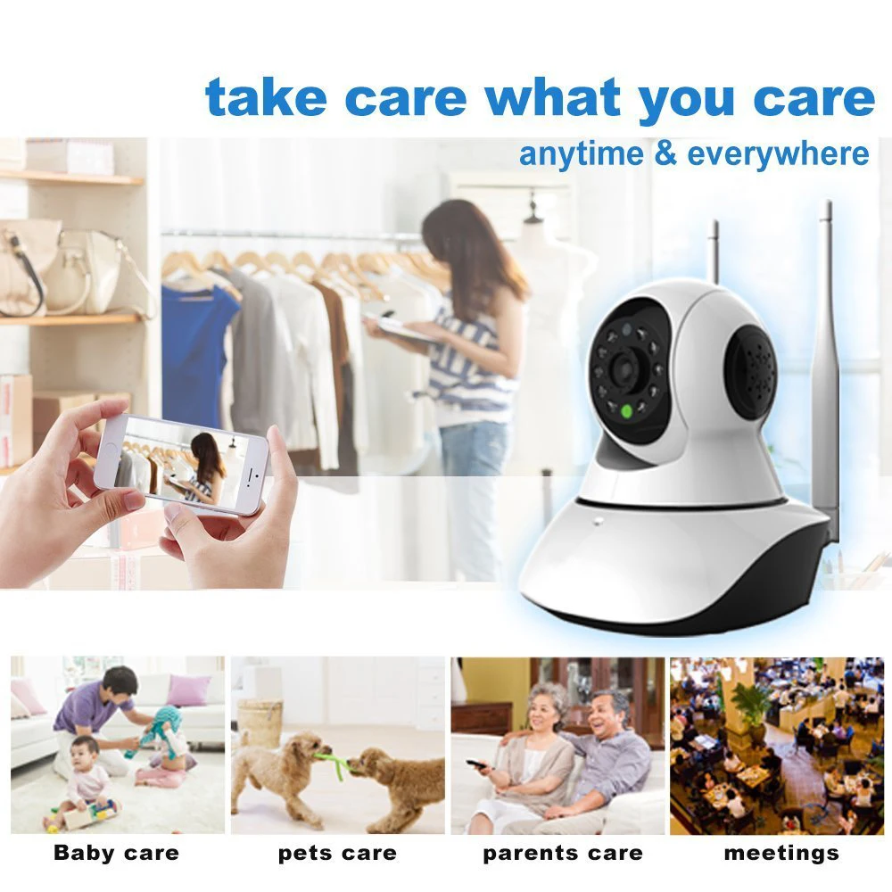 Wistino CCTV Wifi Детский Монитор 720P Беспроводная ip камера 1080P система наблюдения умная