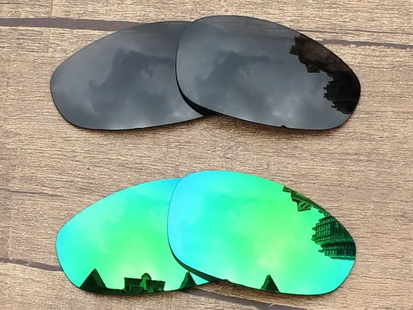 Black and Jade Vonxyz 20+ выбор цвета поляризованные Сменные линзы для-оправа Окли Джульетта - Цвет линз: Black and Jade