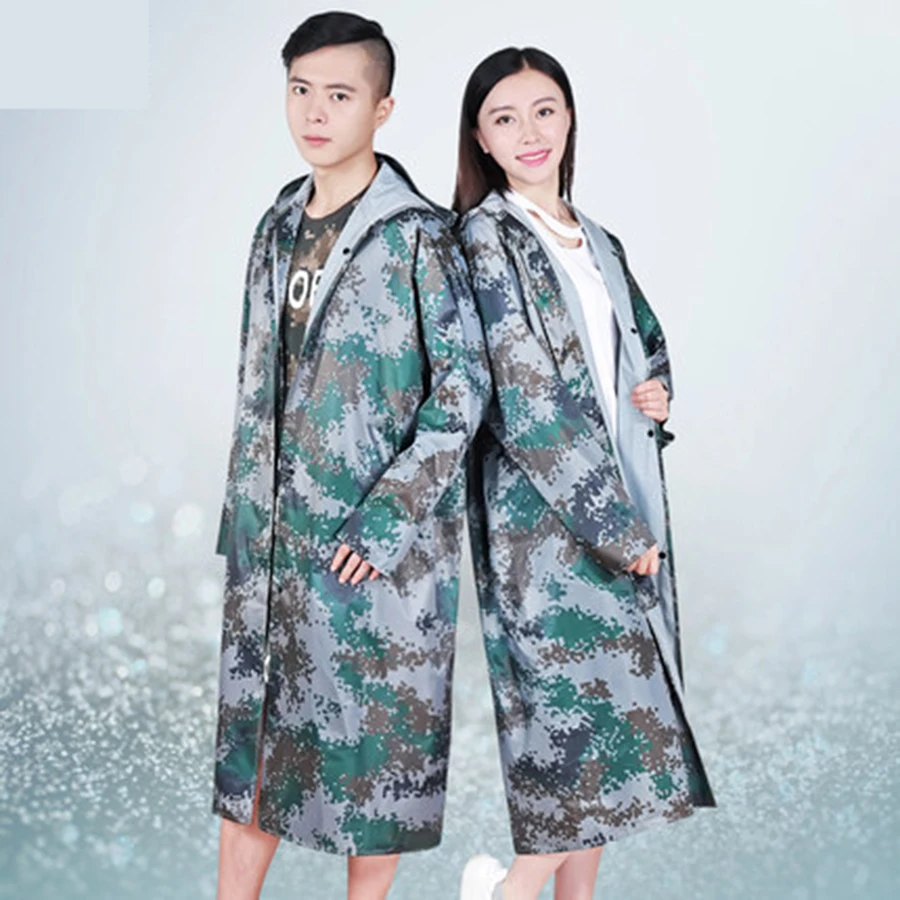 Камуфляжный военный длинный дождевик утепленный комбинезон для взрослых