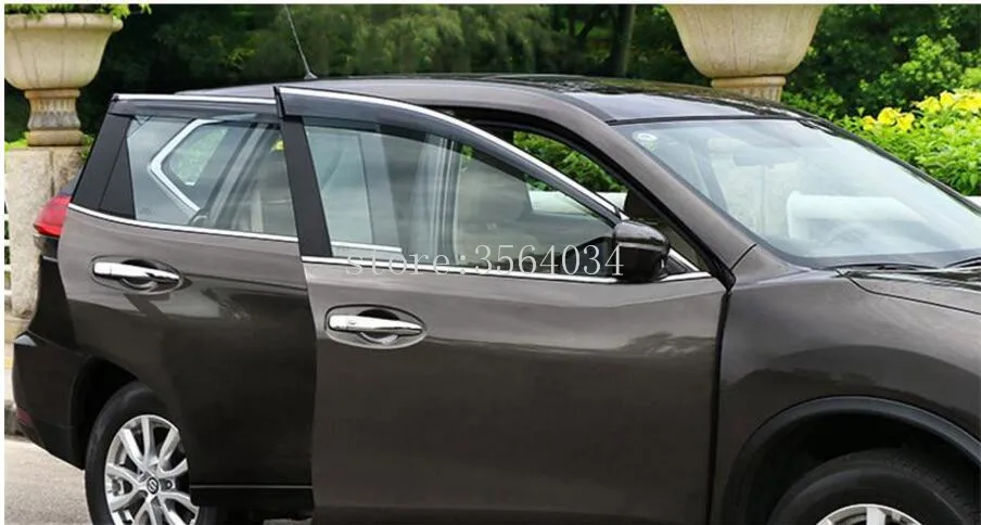 Для Nissan X-Trail X trail t32 боковое окно дождь дефлектор защита козырек погода Whields Дверь Тент Weathershield