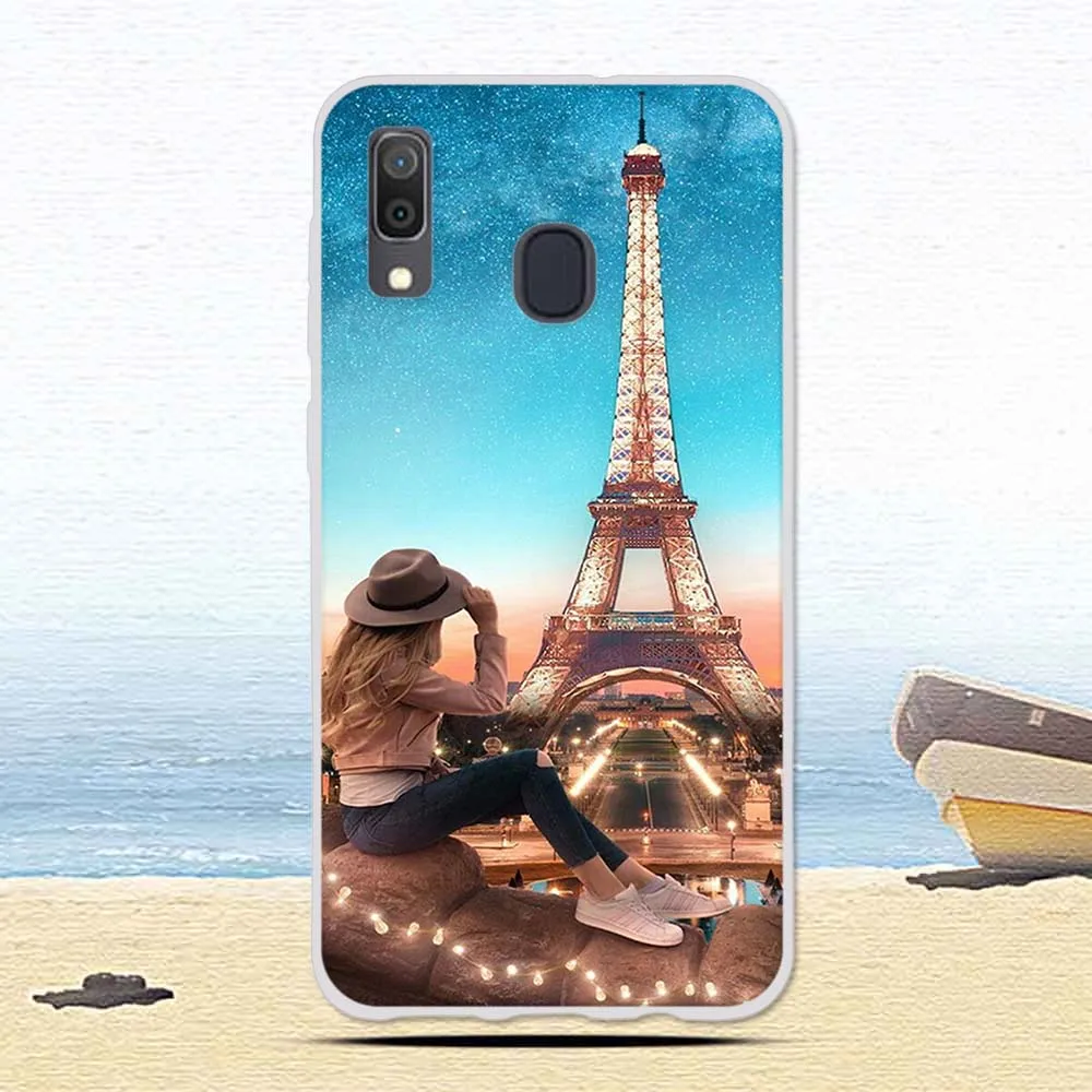 Роскошный чехол из ТПУ для samsung Galaxy A20 A30, мягкий силиконовый чехол с рисунком для samsung A 20 30, чехол s, чехлы для телефонов