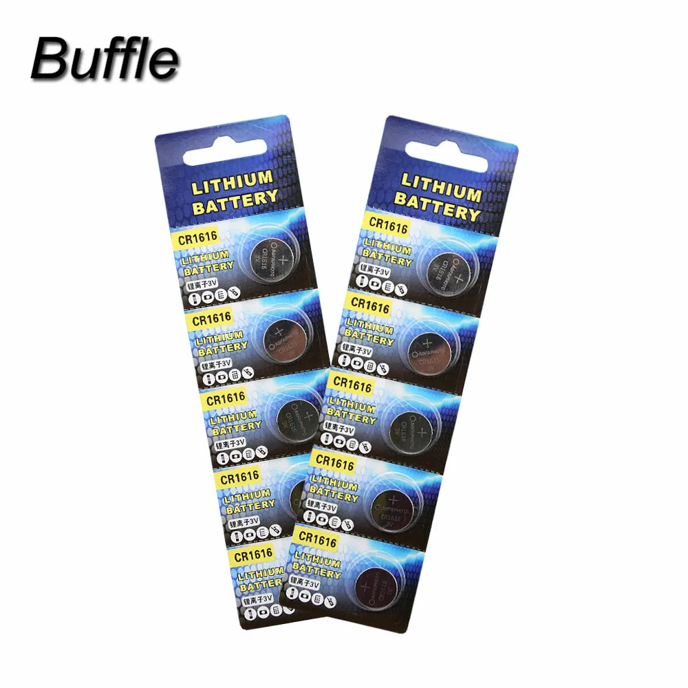 Литиевая монетная батарея 10x CR1616 3 в 50 мАч DL1616 ECR1616 5021LC L11 L28, кнопочные батареи для часов