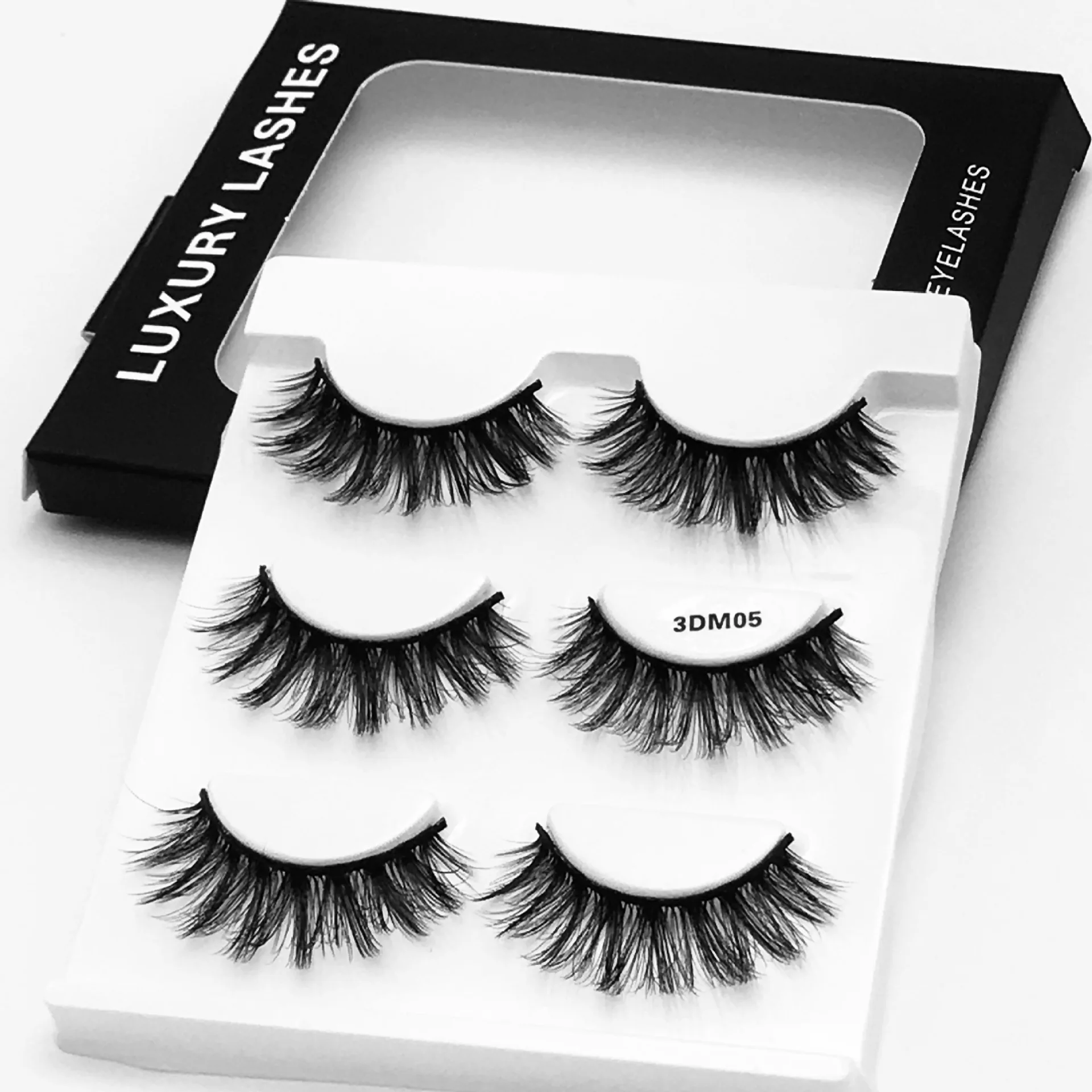 3 пары натуральные накладные Искусственные ресницы длинные Макияж 3d норковые