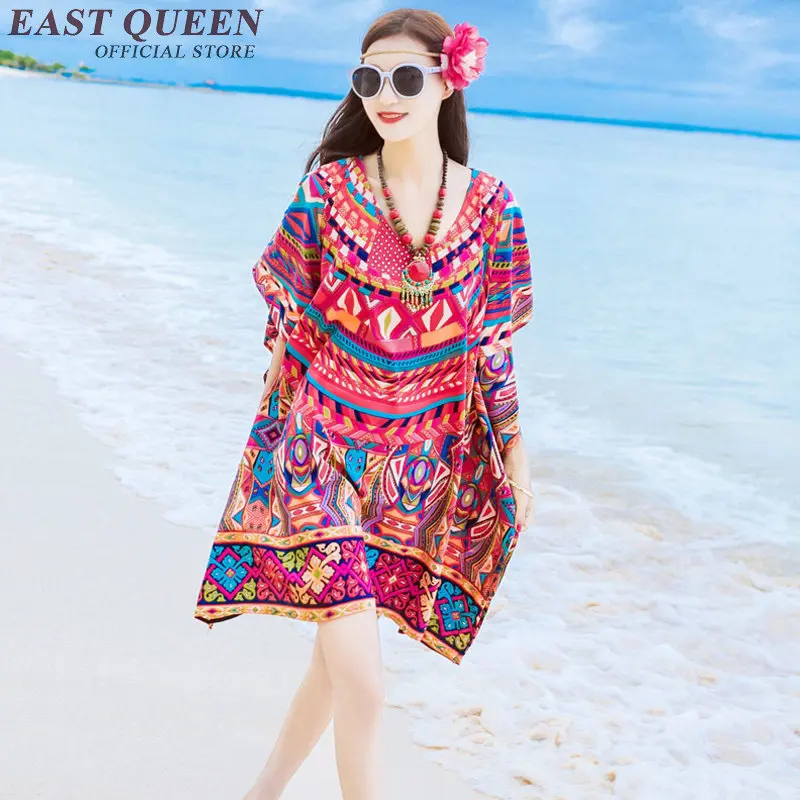 Летние платья 2018 женская одежда в стиле хиппи бохо шикарное платье Пляжное