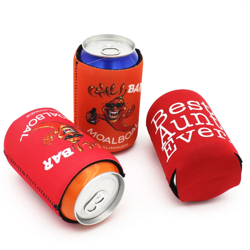 Sleeves Beer Coolies For Cans And Bottles Cozy Bulk Drink Cooler Diy Custom Logo Wedding Gifts