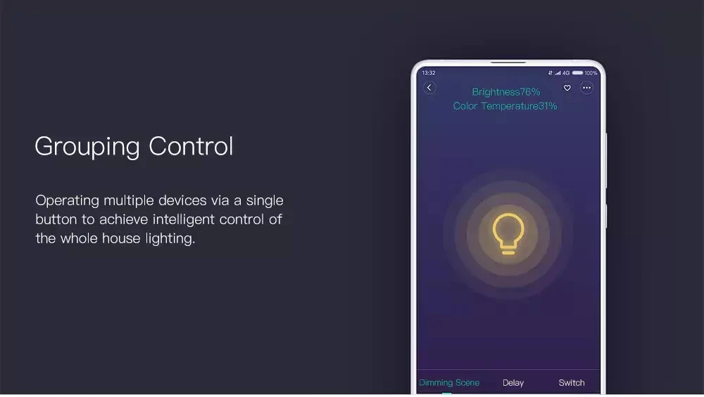 Интеллектуальный светильник xiaomi mi jia, работающий с приложением mi home, умный пульт дистанционного управления, белый и теплый светильник, встроенный потолочный светодиодный светильник