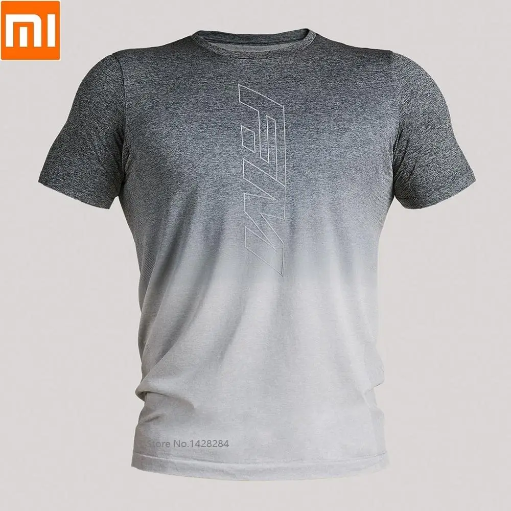 Xiaomi F. Коврики Мужчины Обучение цельный ткачество рубашка комфортно сухой дышащая футболка с коротким рукавом Фитнес Спортивная