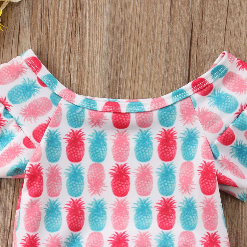 FOCUSNORM новинка модная одежда для новорожденных девочек платье-пачка купания с