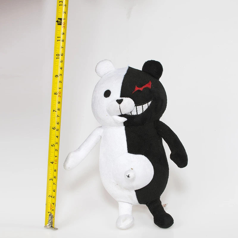 Аниме Danganronpa Косплей Монокума реквизит ребенок мальчики девочки хлопок черный белый медведь плюшевая кукла-подушка Коллекция игрушек Новинка