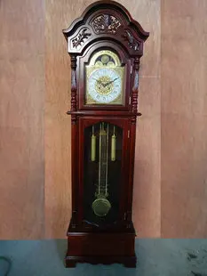 Дешевые на напольные часы обмотки механические хронометраж дерево гостиная в