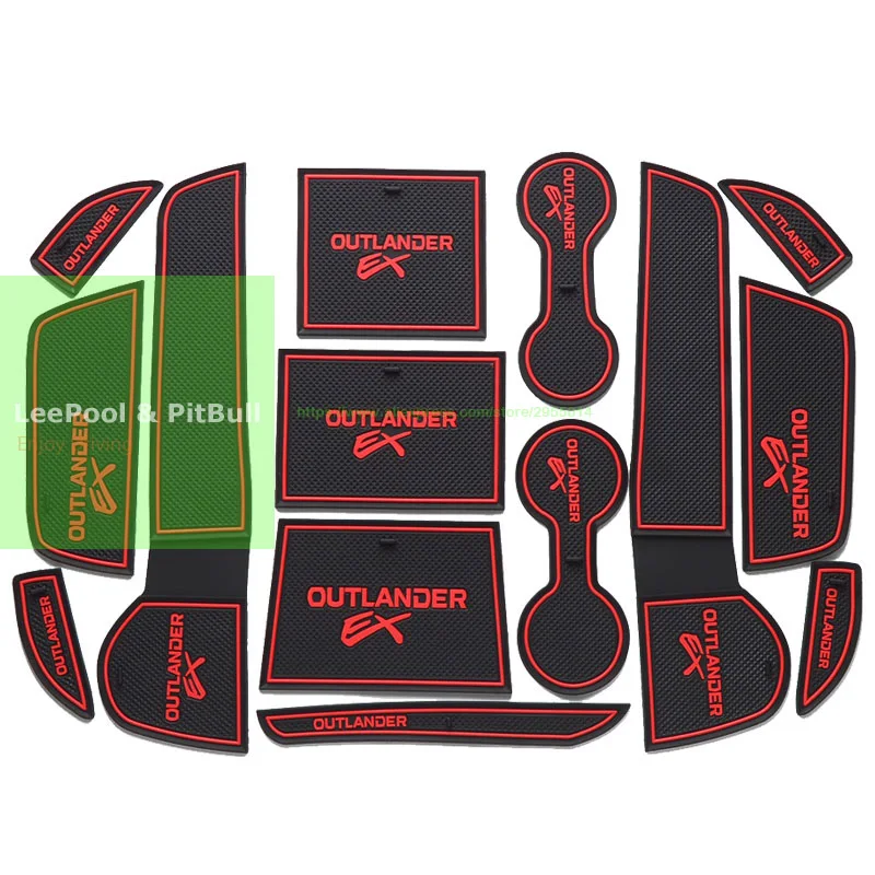 Бесплатная Доставка 14 шт. Подходит Для Lancer EX Резиновые Автомобиля стикер Двери