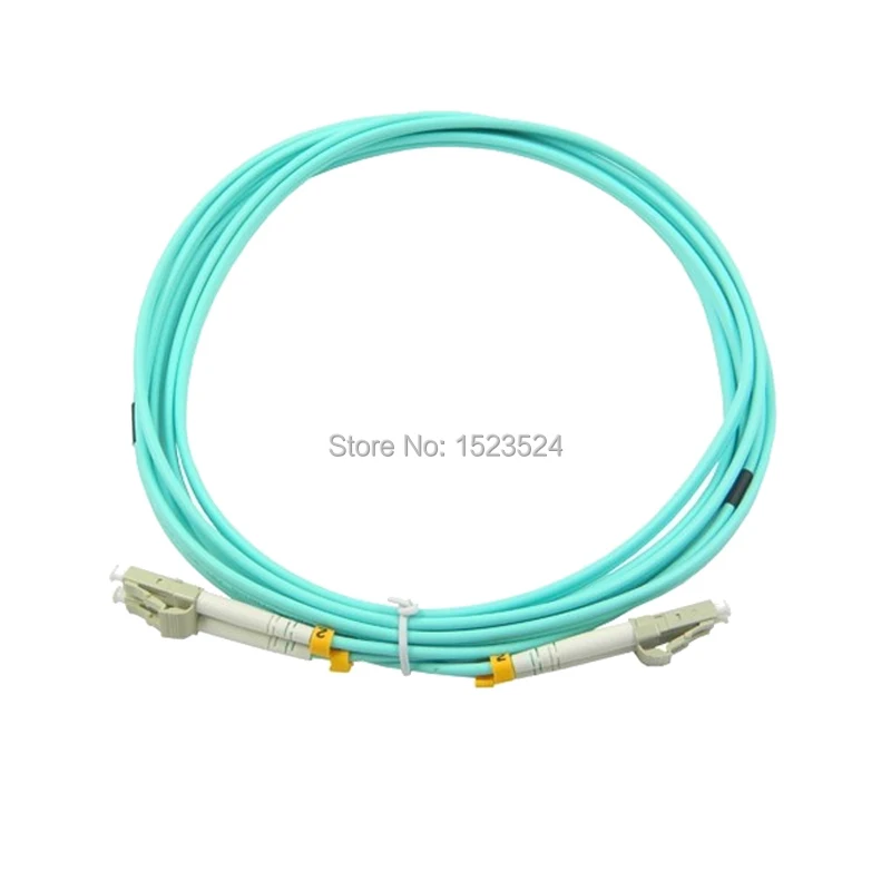 

Бесплатная доставка 5 шт./лот OM3 волоконно-оптический патч-корд OM3 10G 50/125 LC-LC Многомодовый Дуплекс 3 мм 3 м