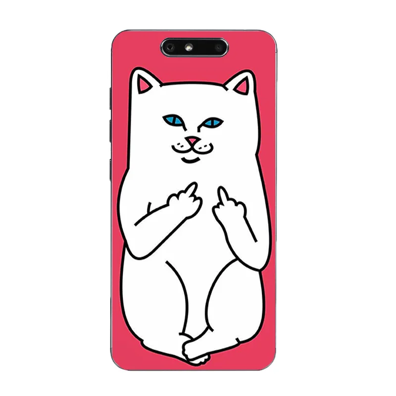 DIY Phone Case For ZTE Axon 7 Mini A2017 Shell Nubia Z11 MAX Cover Z9 Soft TPU Finger Cat Printing Coque |