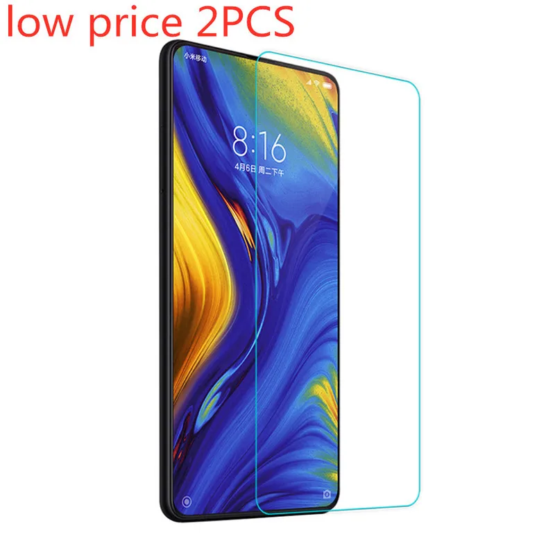 Закаленное стекло для Xiaomi 6x 2 шт. Защита экрана Max3 MIX3 Pocophone F1 Защитное Redmi 4pro 6pro note6