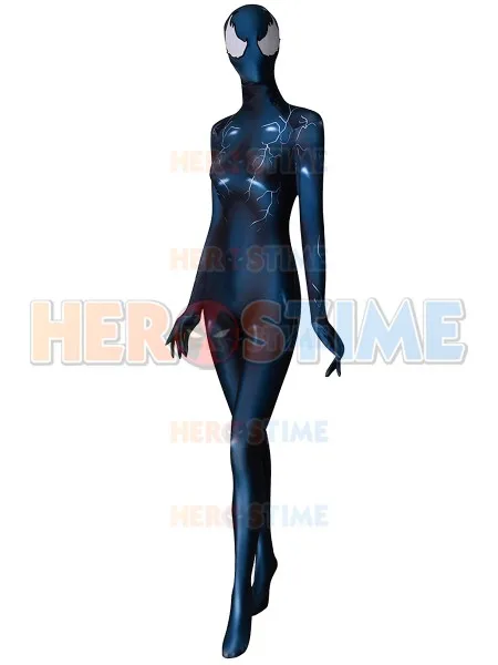 Женский костюм Venom symbiote Человека-паука для косплея высокое качество 3D печать из