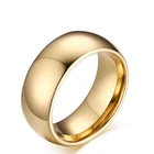 Мужское обручальное кольцо из 100% вольфрама, гладкое ювелирное изделие 8 мм для полировки рук, США 6 7 8 9 10 11 12 13
