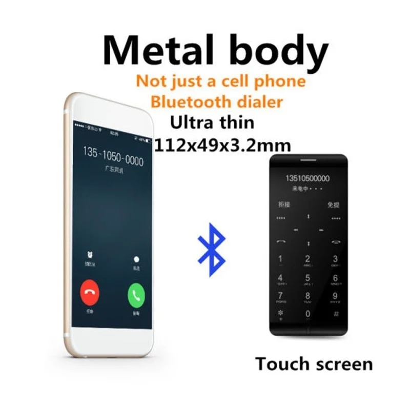 Новый Лидер продаж красочные Ультратонкий Металл Anica T A7 мобильный телефон с MP3