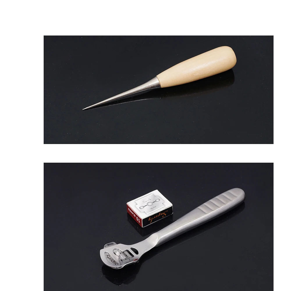 

Professional 24pcs Leather Craft Tools Kit Hand Leathercraft Accessories Leather Making Tool Set