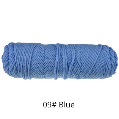 Blue Looen пряжа для вязания крючком ткань шелк Молоко хлопок Толстая Нить пряжа шерсть переплетение иглы Искусство ремесло мягкие Швейные аксессуары - Цвет: Blue