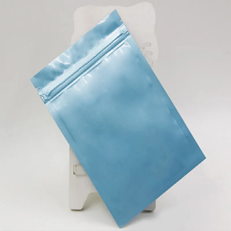 Ferimo 100 шт. синий замка застежка молнии Ziplock мешок Алюминий Фольга Mylar мешки для