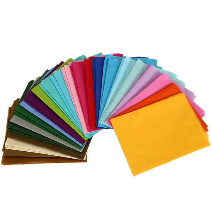 

Free shipping clothing wrapping packaging paper Wedding Gift Paper Copy Tissue Paper andy colors 50*66cm 100 pcs a lot