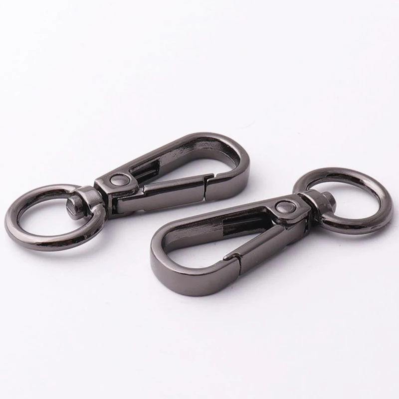 High Quality Swivel Snap Hooks Metal Bolt Snaps Chain Dog Clasps Trigger Hook Lanyard Clips Strap Buckles For Handbag | Багаж и сумки