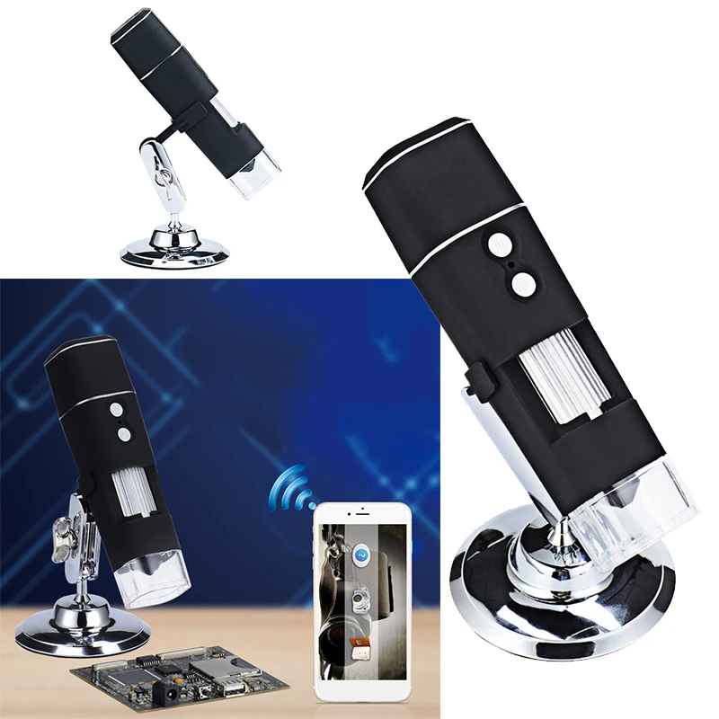 Прочный цифровой микроскоп с Wi-Fi светодиодный 2MP беспроводной HD электронный 1000X