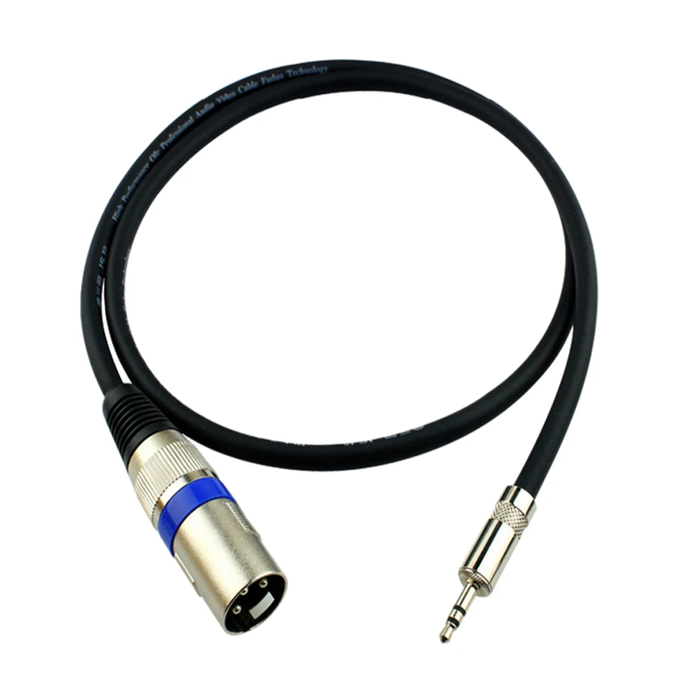 Новый аудиокабель XLR 3 5 микрофонный кабель с поворотной картой мм TRS для