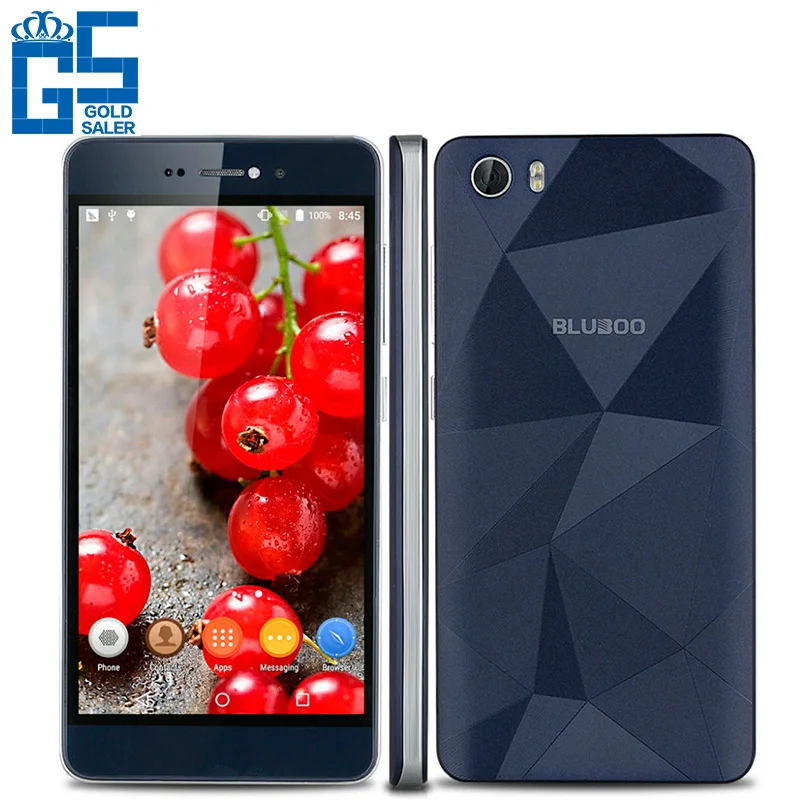 Оригинальные Bluboo Пикассо 5.0 &quotHD 2 ГБ RAM 16 ROM Сотовый Телефон MTK6580 Quad Core 1.3 ГГц Android 5.1