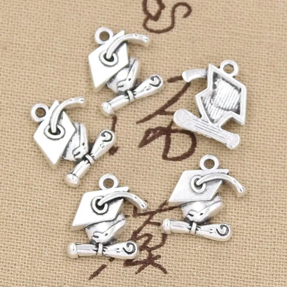 Подвески для изготовления кулонов ручной работы, винтажные тибетские бронзовые, 17x16 мм, 30 шт.