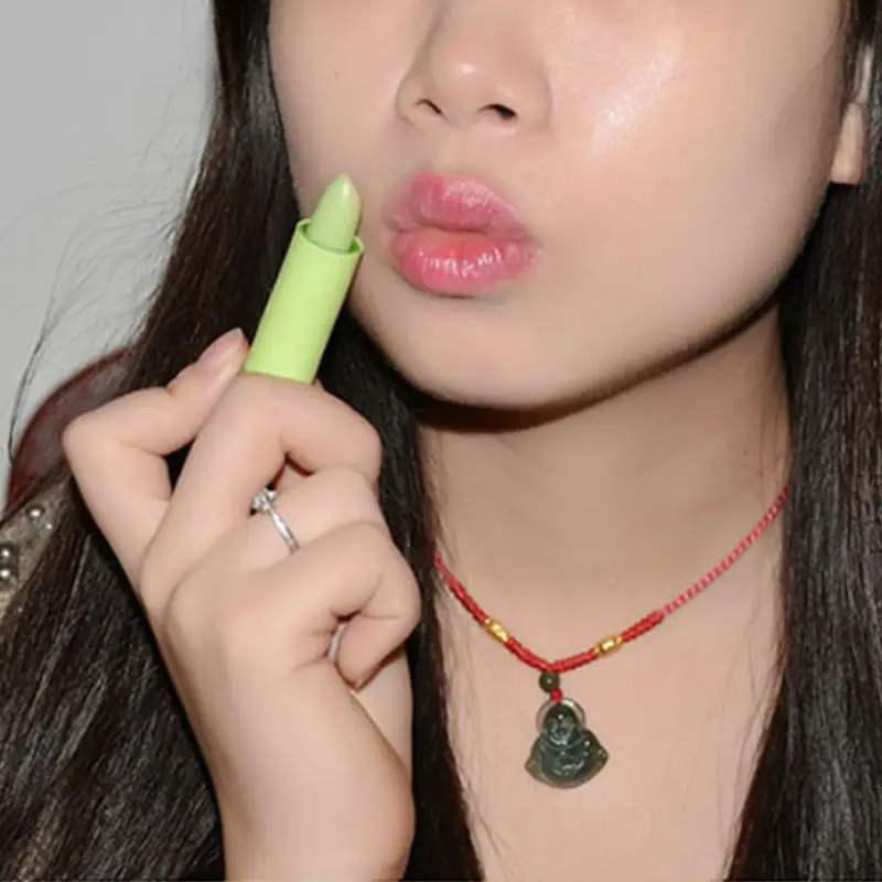 10 шт./лот Магия цвета Температура изменение помада влаги Anti Aging защиты бальзам для