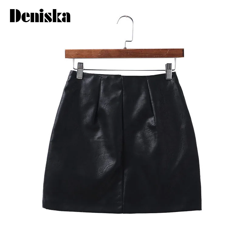 Дениска Дамские туфли из PU искусственной кожи цветок Вышивка молнии Юбки для