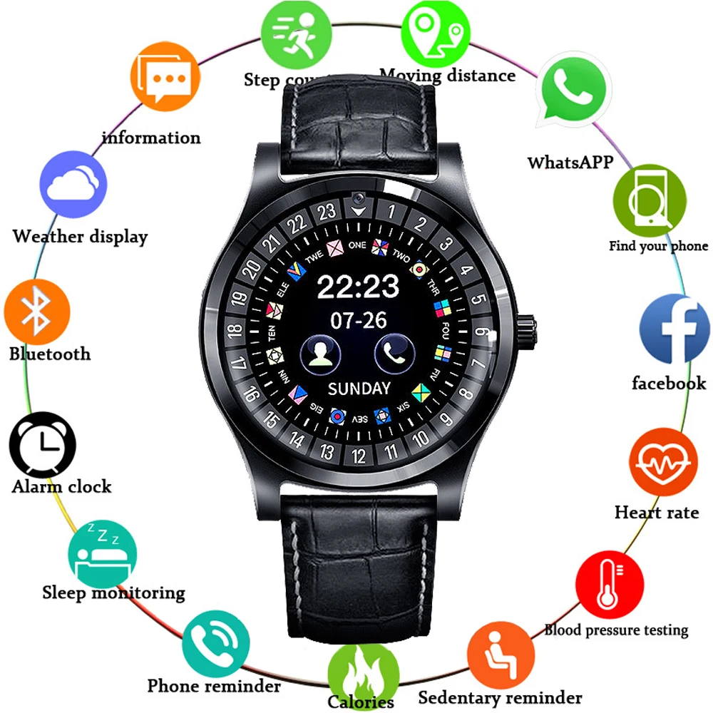 Смарт часы CHENXI Q912 Bluetooth камера Facebook Whatsapp Twitter синхронизация SMS|Мужские электронные