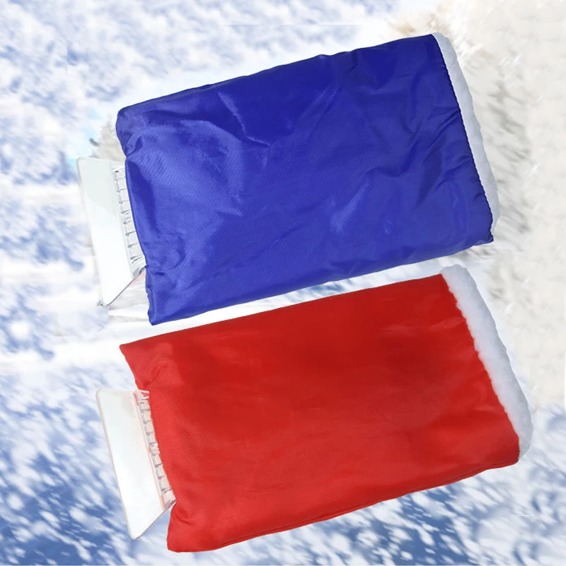 Автомобиль скребок Снежная Лопата ABS плюшевые перчатки зимние теплые внешний