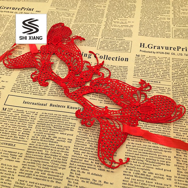 Hot Sales Red W Sexy Lady Lace Mask Cutout Eye For Masquerade Party Fancy Dress Costume / Halloween | Дом и сад