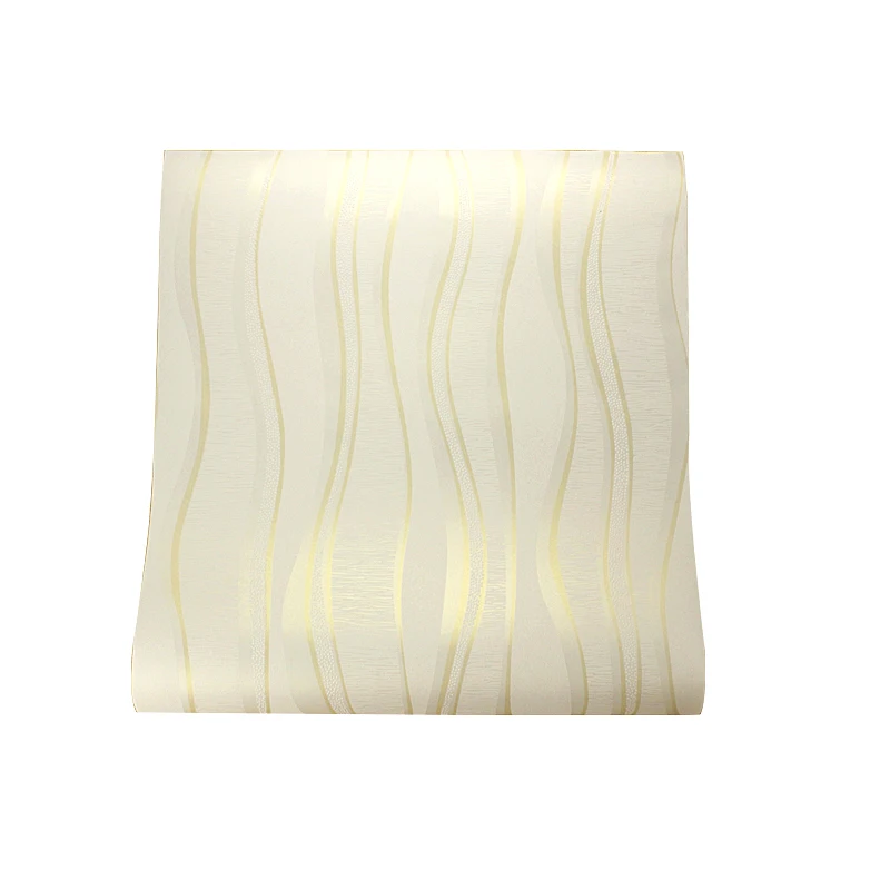Современные обои домашний Декор нетканые полосатые рулон волнистые полосы для