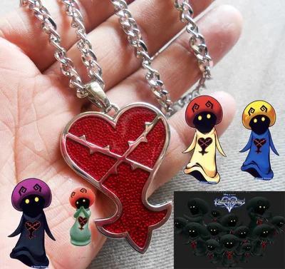 Japanese anime peripheral Kingdom Hearts Dearly beloved necklace pendant popular act the role is tasted doll accessories | Украшения и
