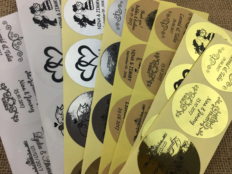 1000 шт Свадебные помолвки Детские этикетки для продуктов душа